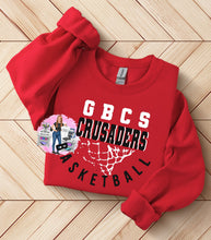 Load image into Gallery viewer, GBCS Crusaders Basketball Tee, Sweatshirt, Long Sleeves, or Hoodie
