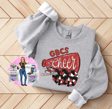 Load image into Gallery viewer, GBCS Crusaders Cheer Tee, Sweatshirt, Long Sleeves, or Hoodie