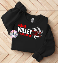 Load image into Gallery viewer, GBCS Crusaders Volleyball Tee , Sweatshirt, Long Sleeves, or Hoodie