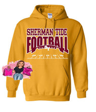Load image into Gallery viewer, Sherman Tide Hoodie Fan Gear 2022 Maroon and Gold Fan Gear