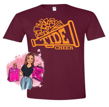 Load image into Gallery viewer, Tide Cheer Tee Fan Gear