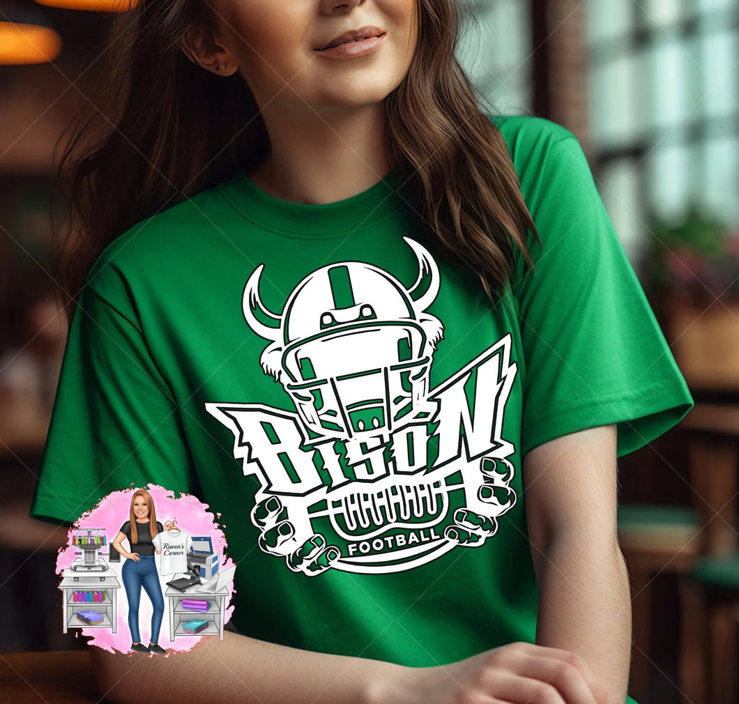 Bison Football Tee