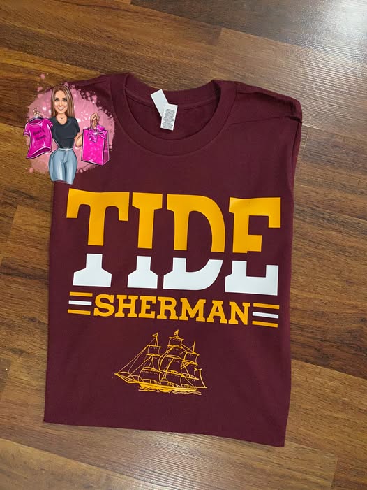 Tide Sherman Tee Old School Ship