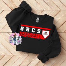 Load image into Gallery viewer, GBCS Crusaders Baseball Tee, Sweatshirt, Long Sleeves, or Hoodie
