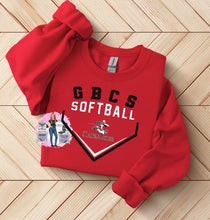 Load image into Gallery viewer, GBCS Crusaders Softball Tee, Sweatshirt, Long Sleeves, or Hoodie
