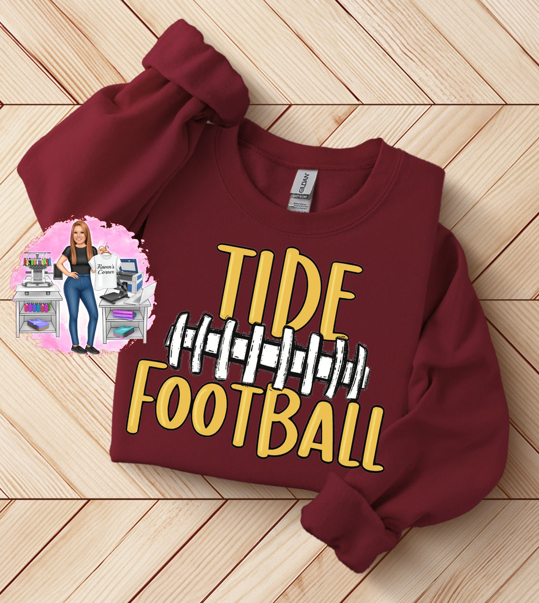 Sherman Tide Football Tee
