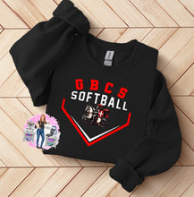 Load image into Gallery viewer, GBCS Crusaders Softball Tee, Sweatshirt, Long Sleeves, or Hoodie
