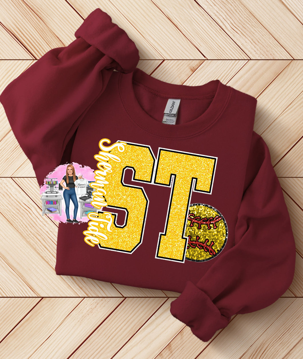 Sherman Tide Softball Tee