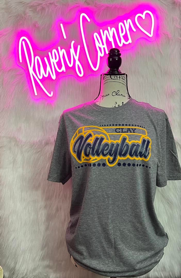 Clay Volleyball Tee