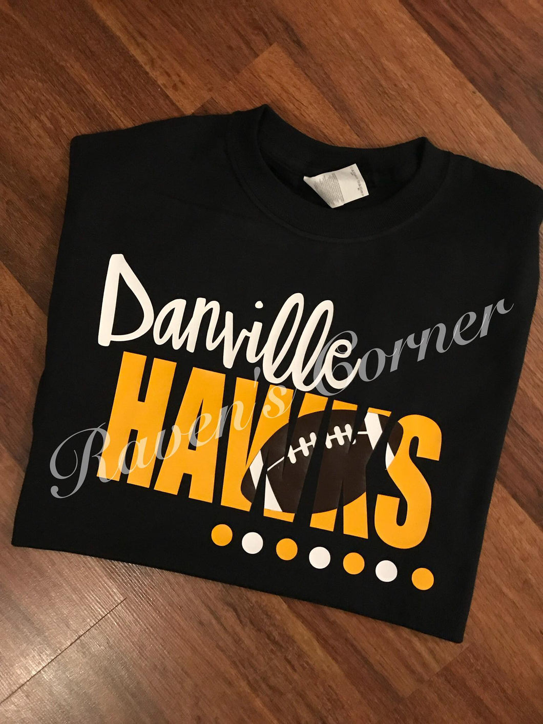 Danville Hawks Football Cutout Tee