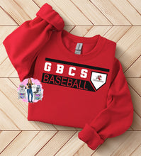 Load image into Gallery viewer, GBCS Crusaders Baseball Tee, Sweatshirt, Long Sleeves, or Hoodie
