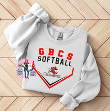 Load image into Gallery viewer, GBCS Crusaders Softball Tee, Sweatshirt, Long Sleeves, or Hoodie
