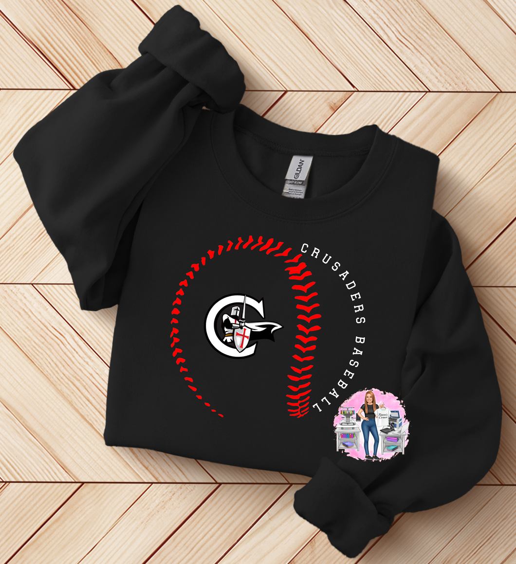GBCS Crusaders Baseball Tee, Sweatshirt, Long Sleeves, or Hoodie Fundraiser