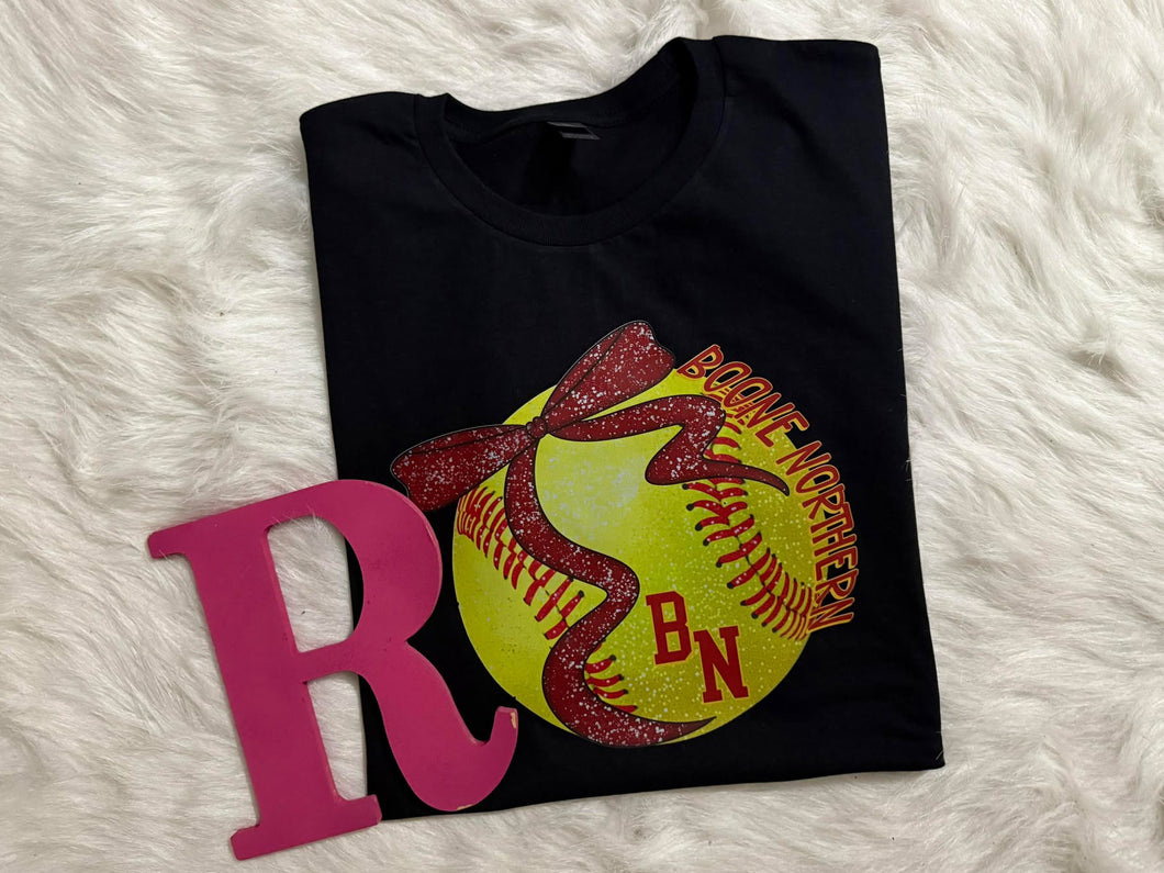 Boone Northern Softball w/ Bow