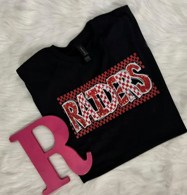Raiders Faux Sequins Tee