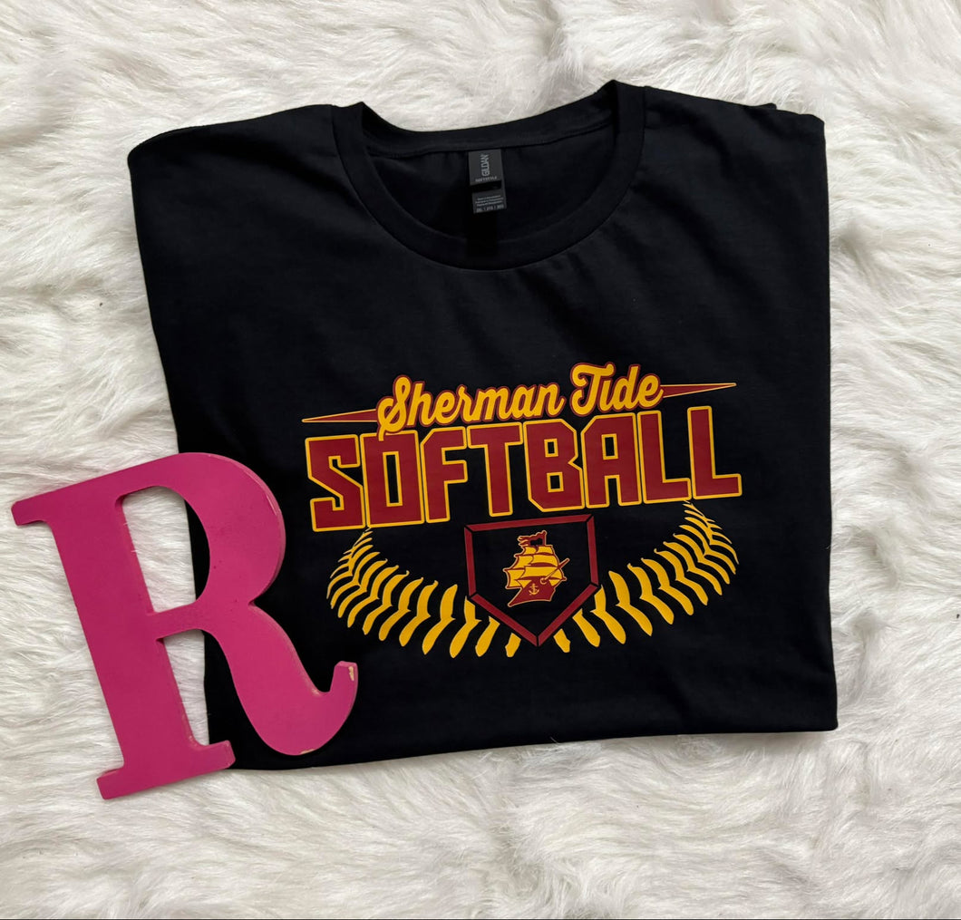 Sherman Tide Softball Tee