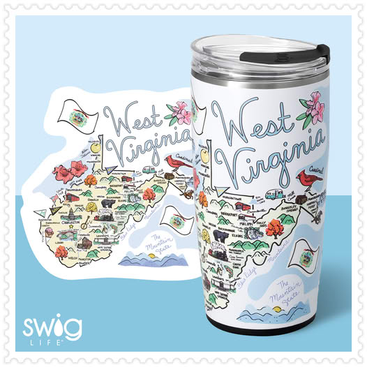 Swig Life West Virginia Mega Mug 40oz