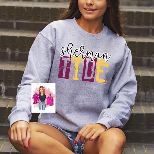 Sherman Tide Distressed Block Tee