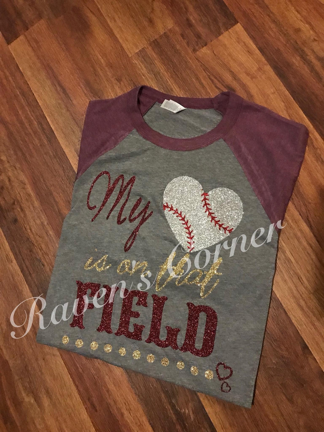 My Heart Is On That Field Tee