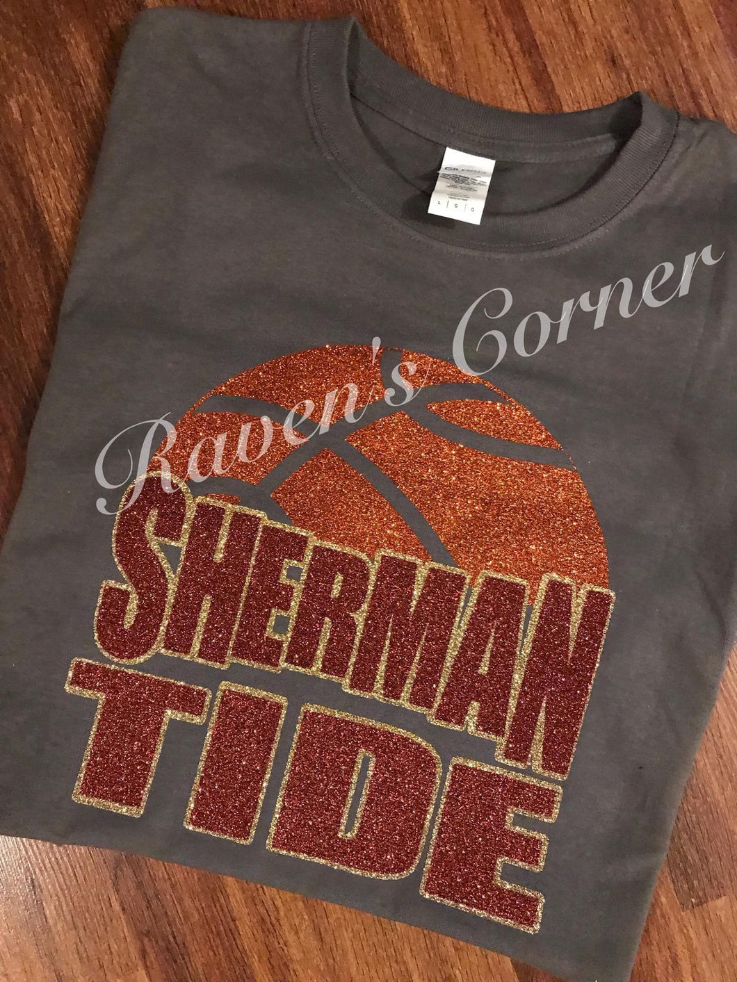 Sherman Tide Basketball Tee