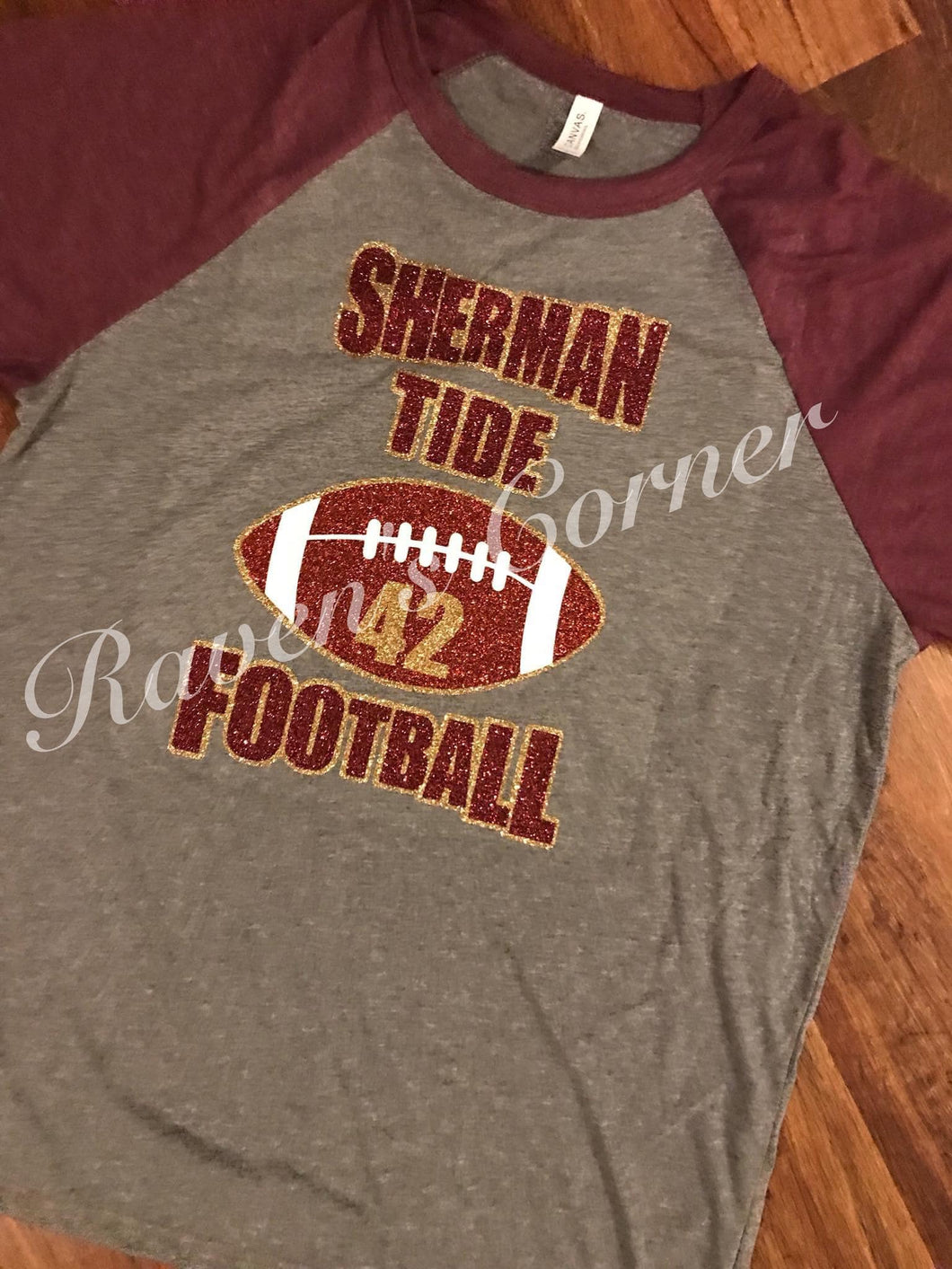 Sherman Tide Football Tee