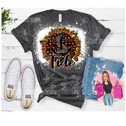 Sherman Tide Anchor Bleached Tee