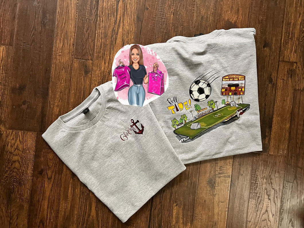 Sherman Tide Soccer Field Tee