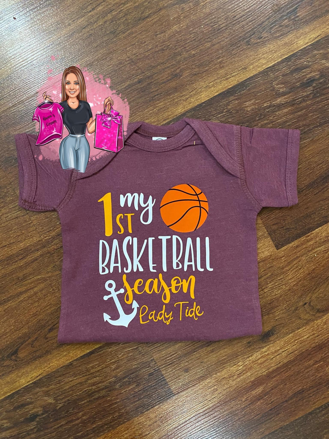 My First Basketball Season Tee