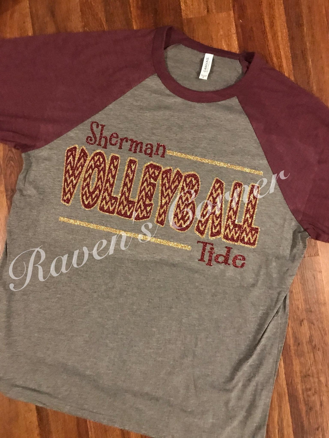 Sherman Tide Volleyball Tee