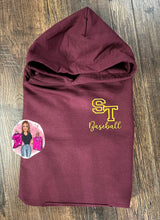 Load image into Gallery viewer, Sherman Tide Baseball Hoodie

