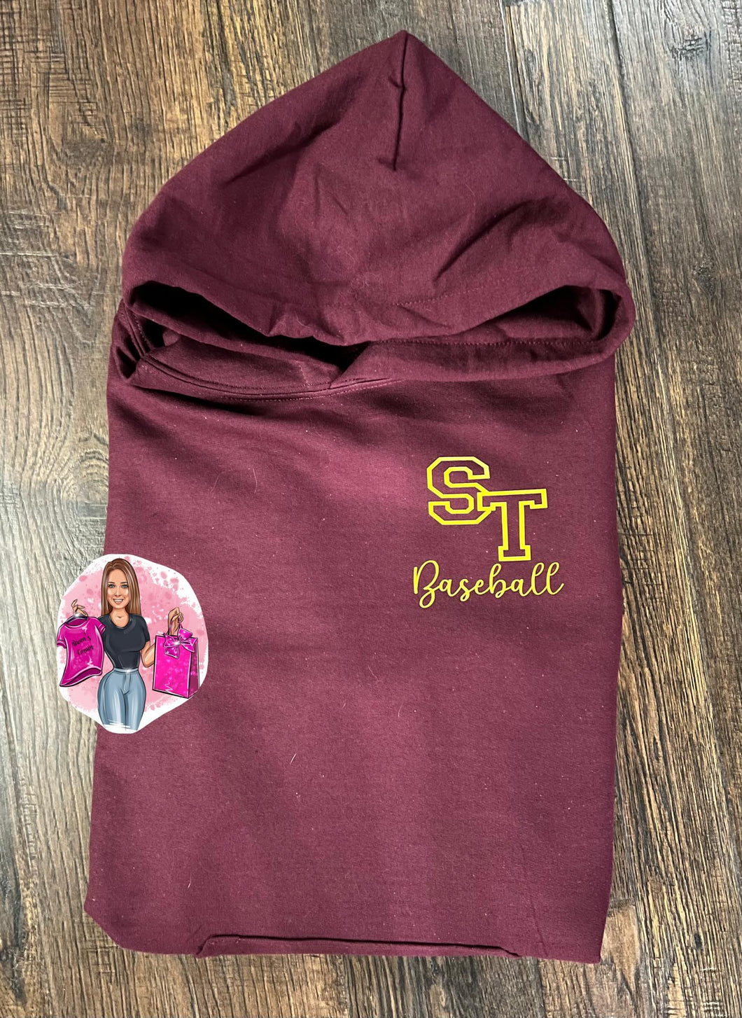Sherman Tide Baseball Hoodie