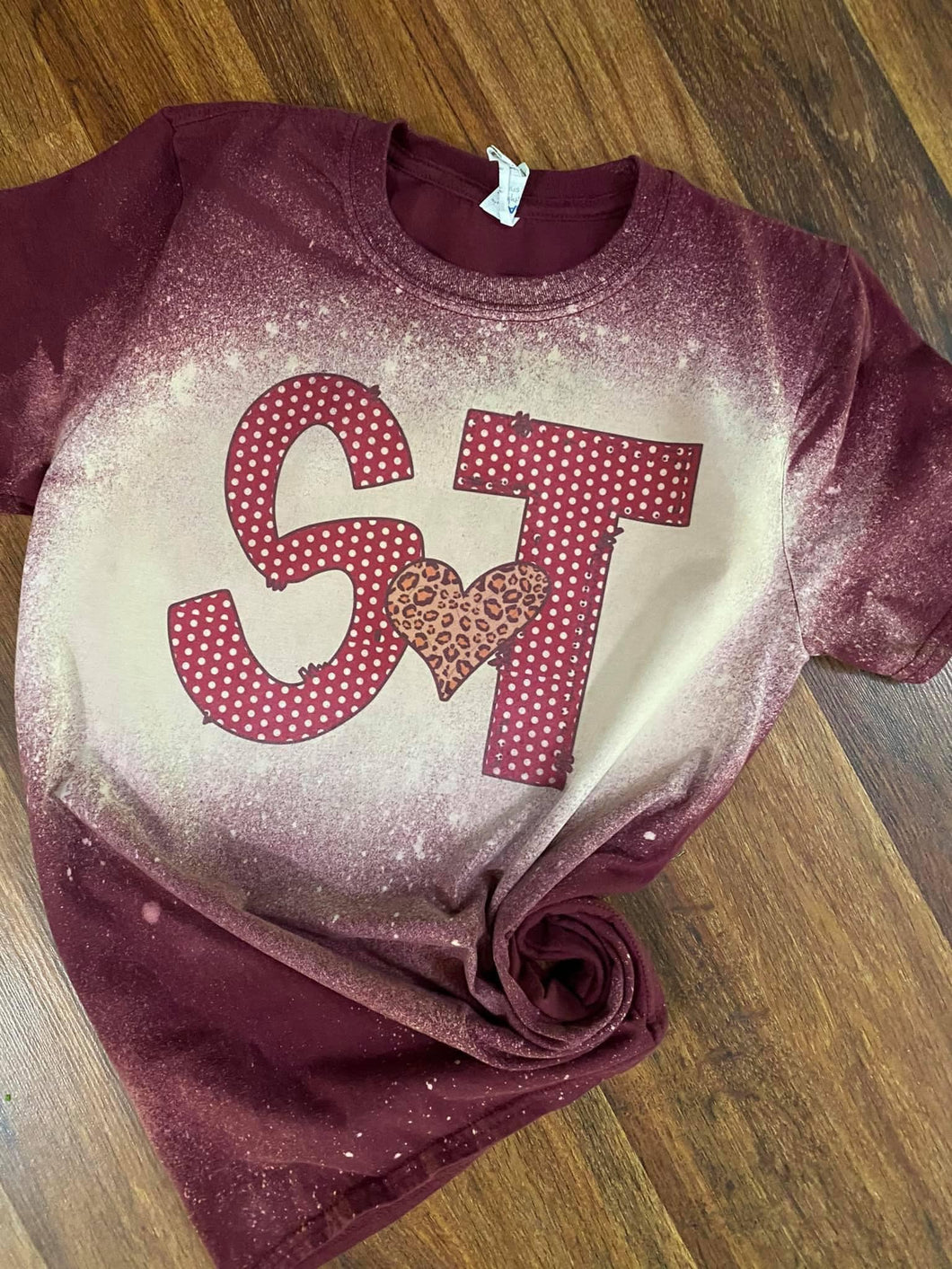 ST Leopard Heart Tee