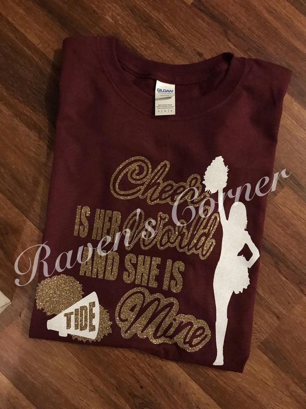 Tide Cheer is Her World & She is Mine Tee