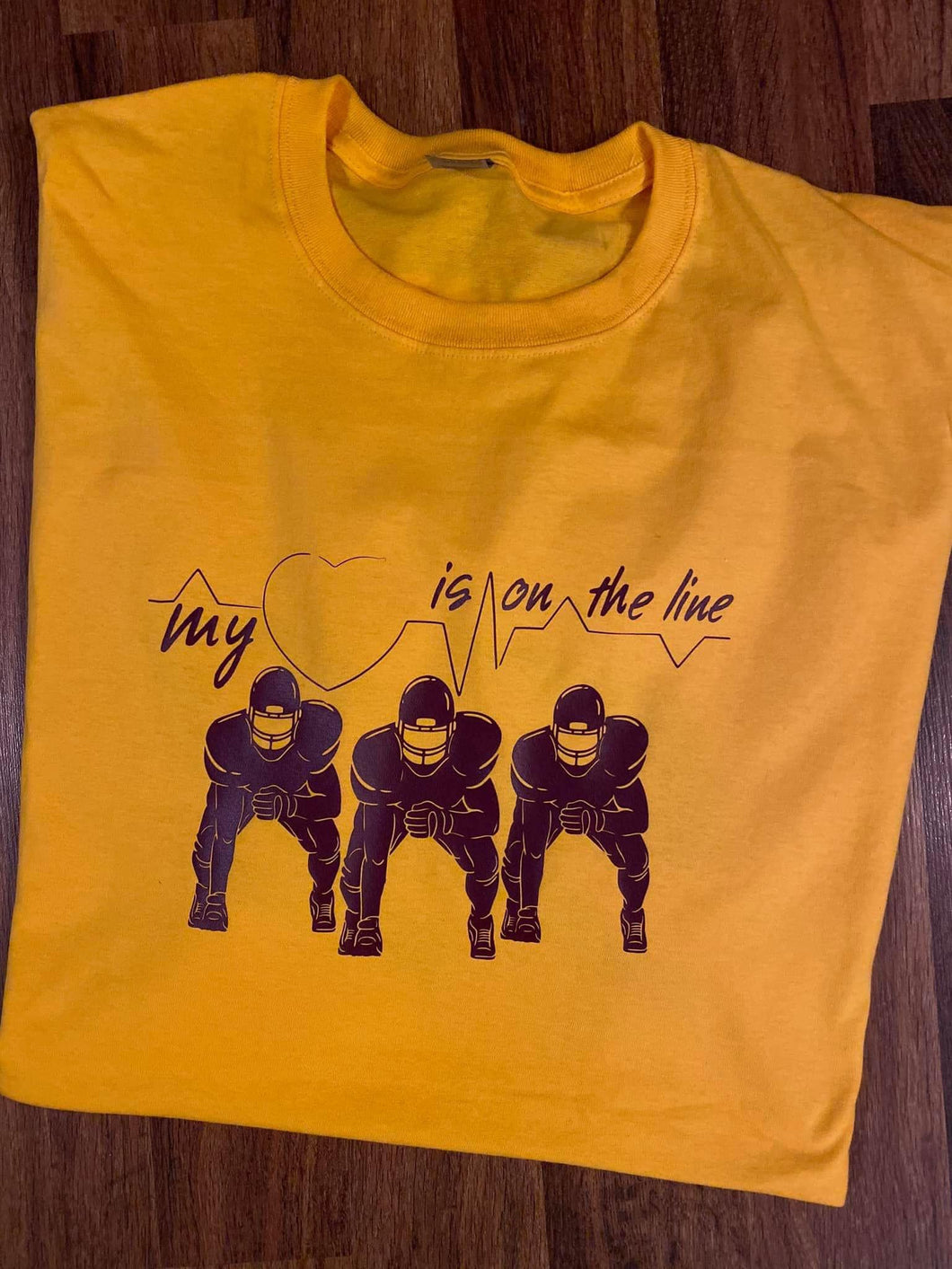 My Heart is on that Line Tee