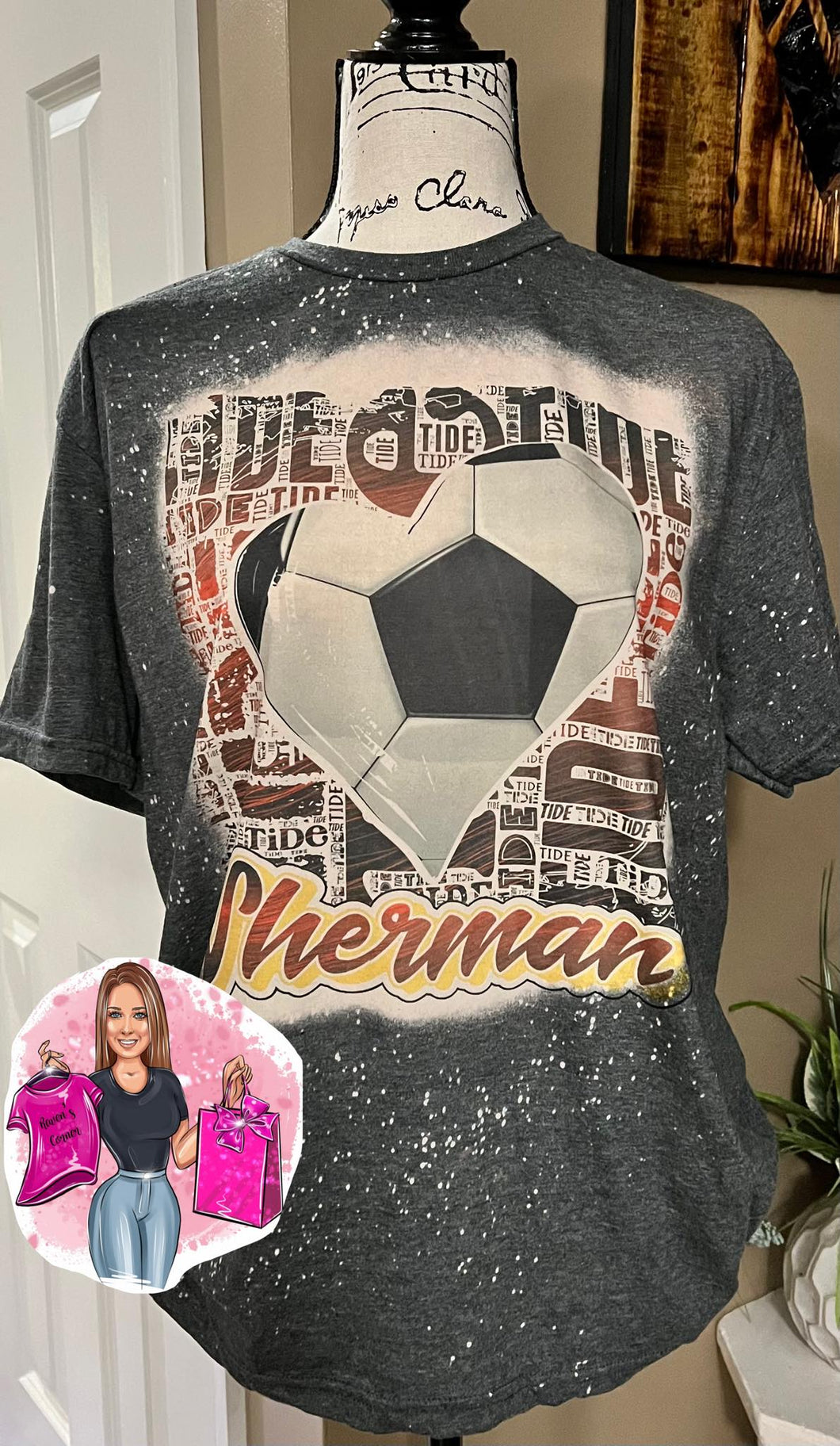 Sherman Tide Soccer Tee