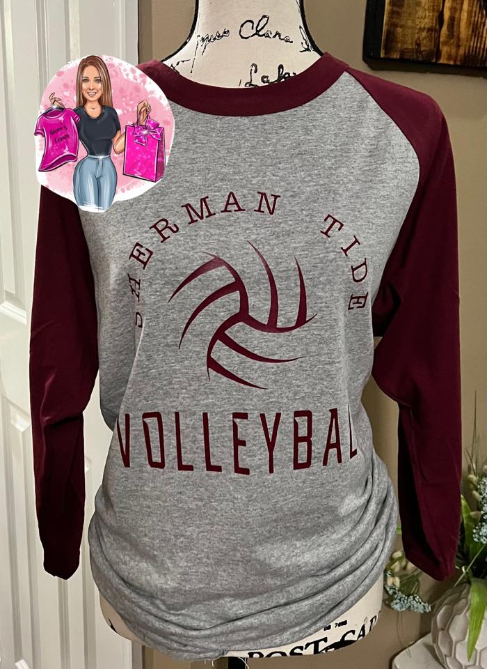 Sherman Tide Volleyball Tee