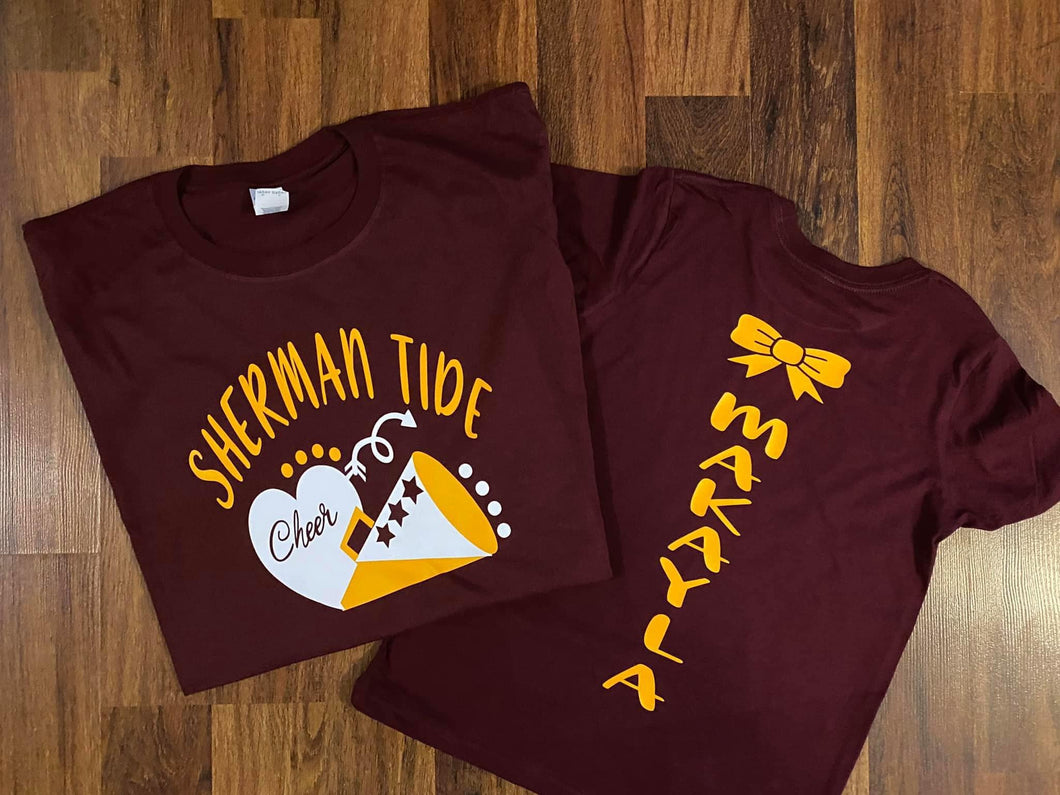 Sherman Tide Cheer Tee