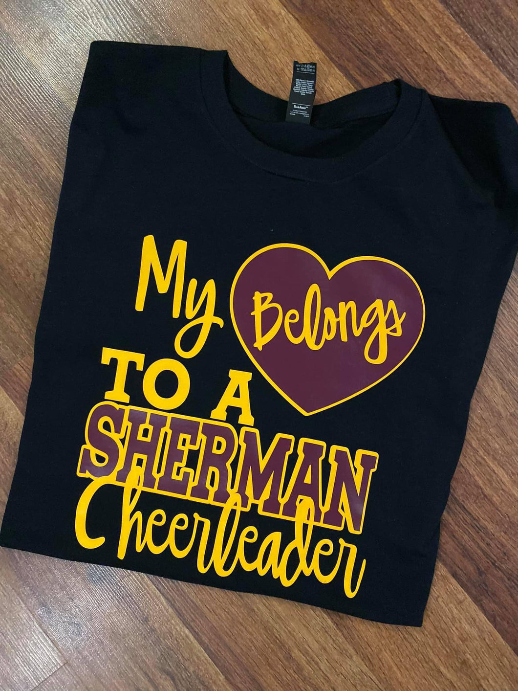 My Belongs to a Sherman Cheerleader Tee
