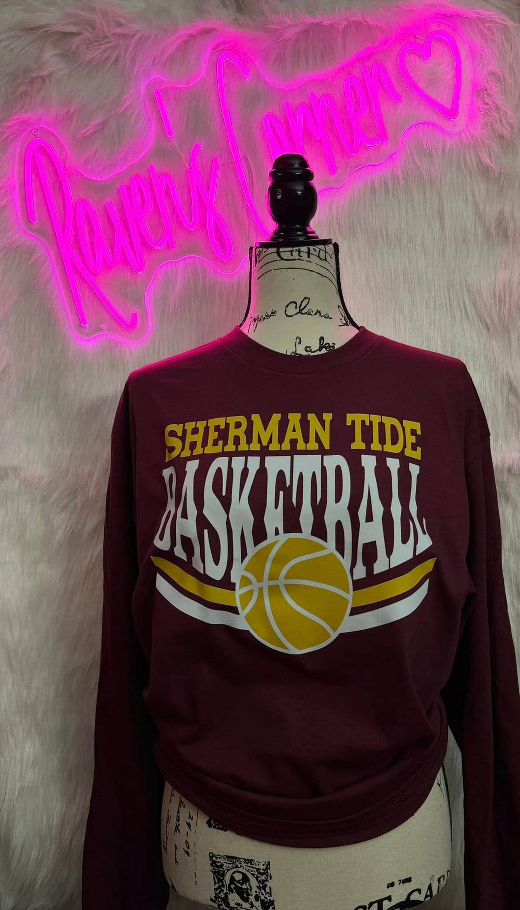 Sherman Tide Basketball Tee