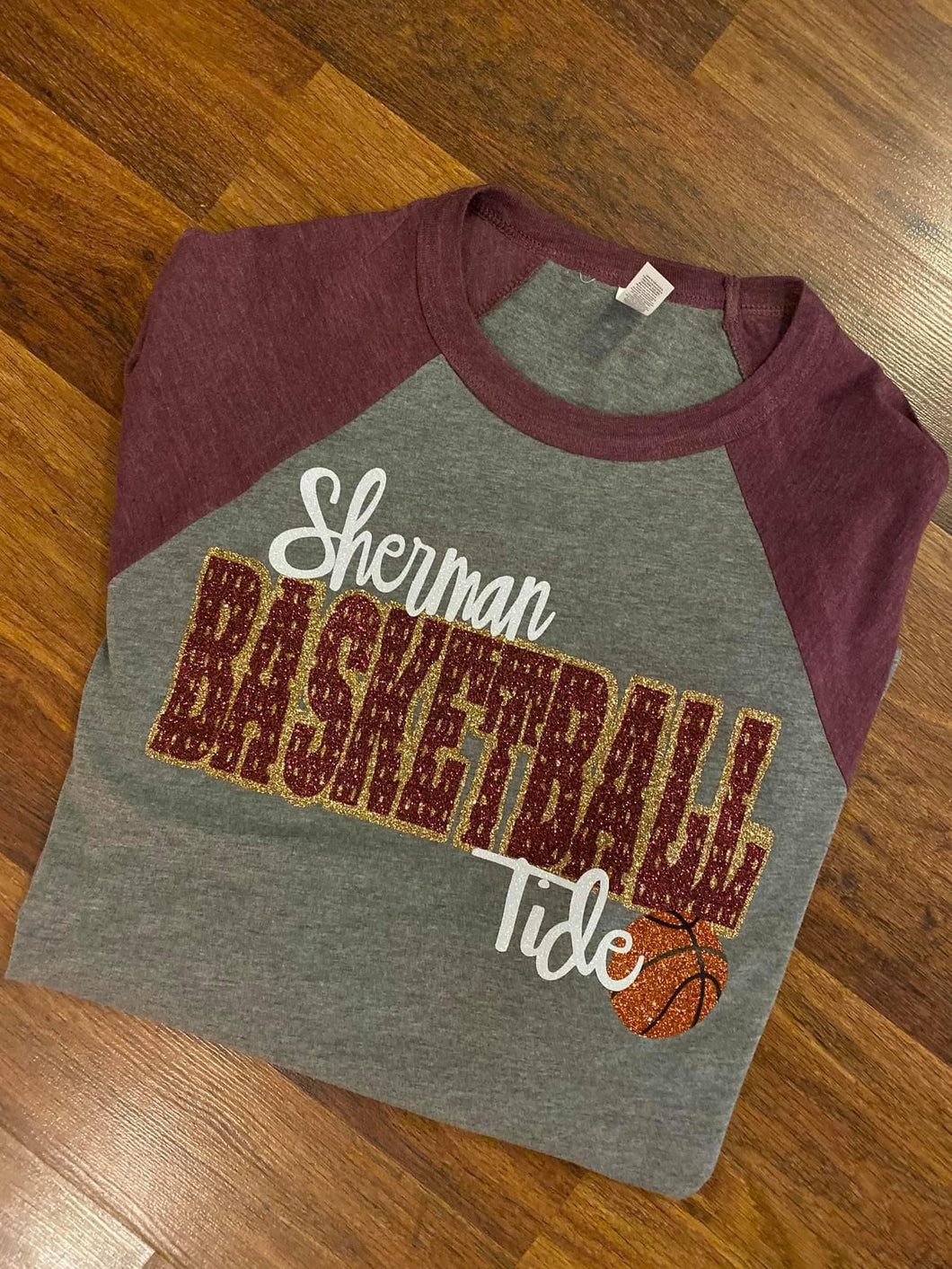 Sherman Tide Basketball Tee