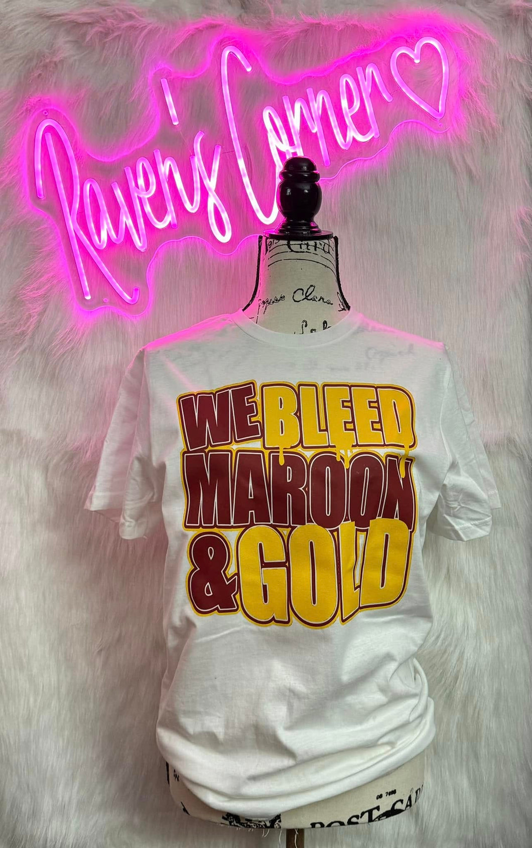 We Bleed Maroon & Gold Tee
