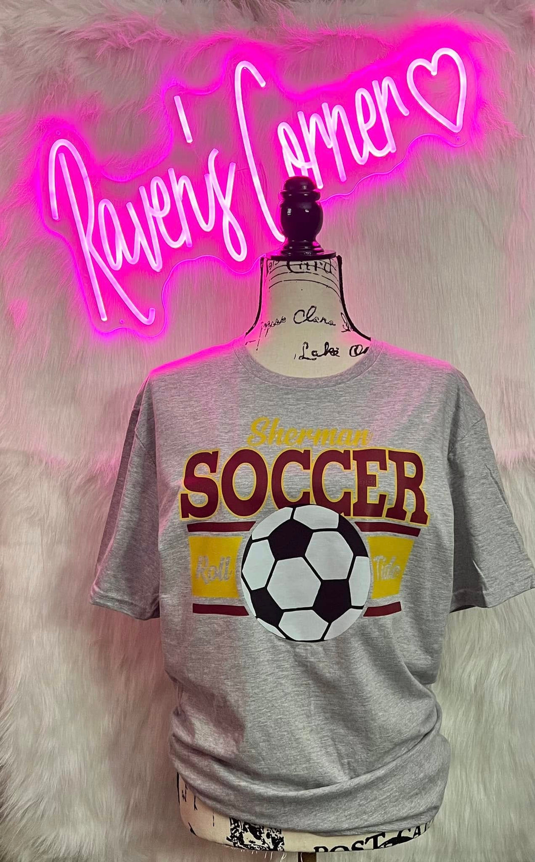 Sherman Soccer Roll T. Tee