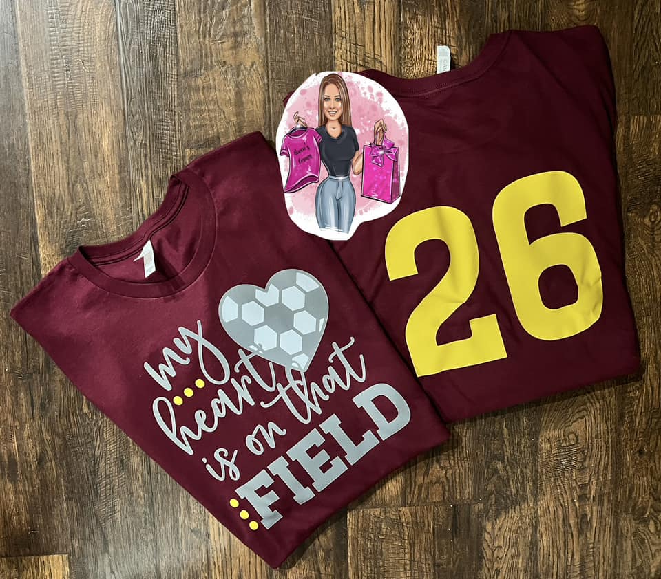 My Heart Is On That Field Tee
