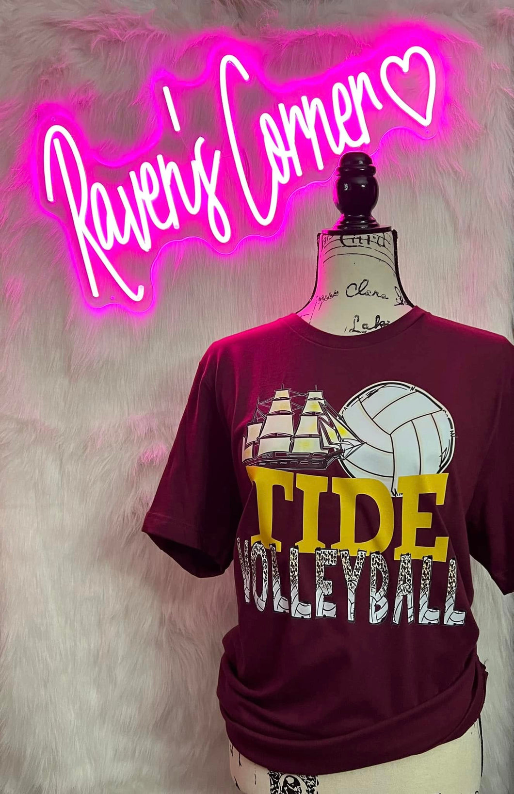 Sherman Tide Volleyball Tee