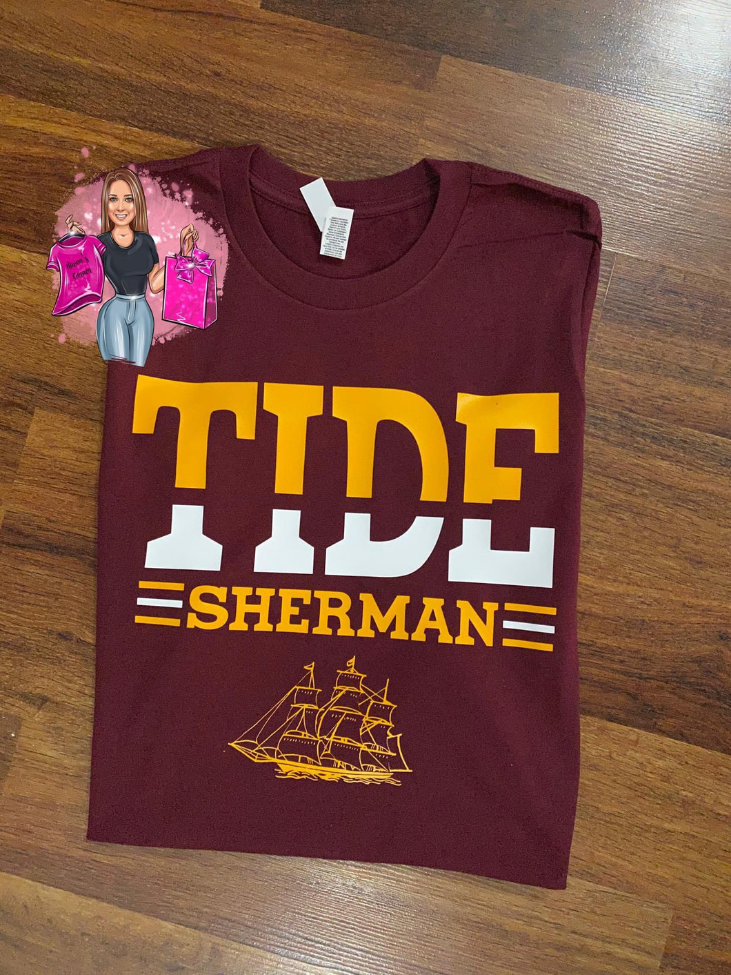 Tide - Sherman w/ Old School Ship Tee