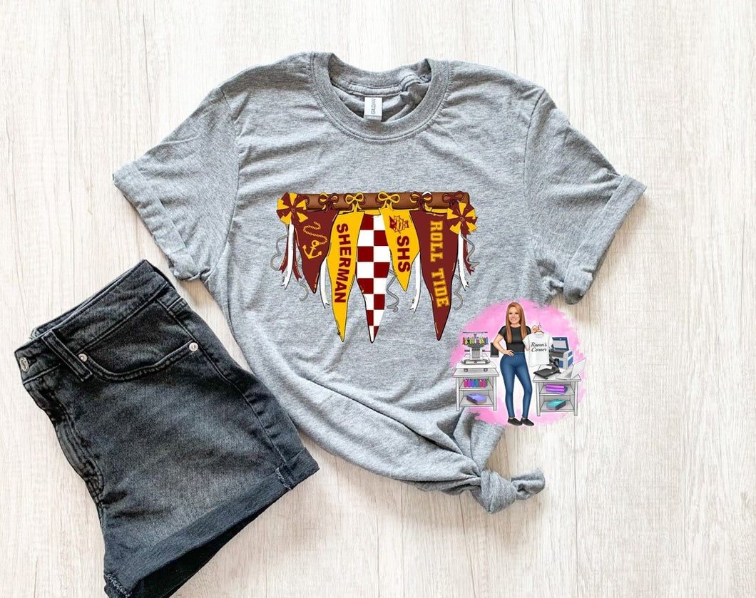 Sherman Pennant Flag Tee