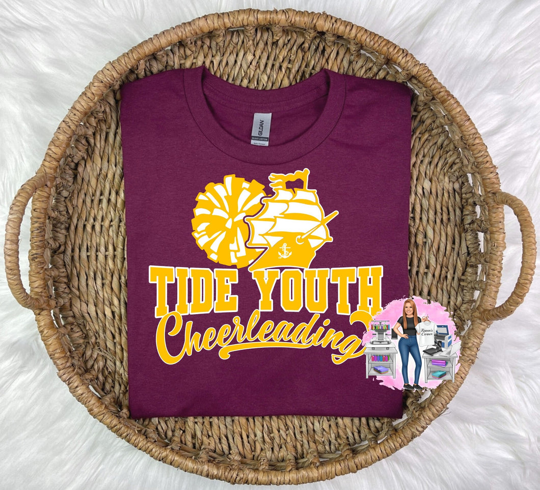 Tide Youth Cheerleading Tee