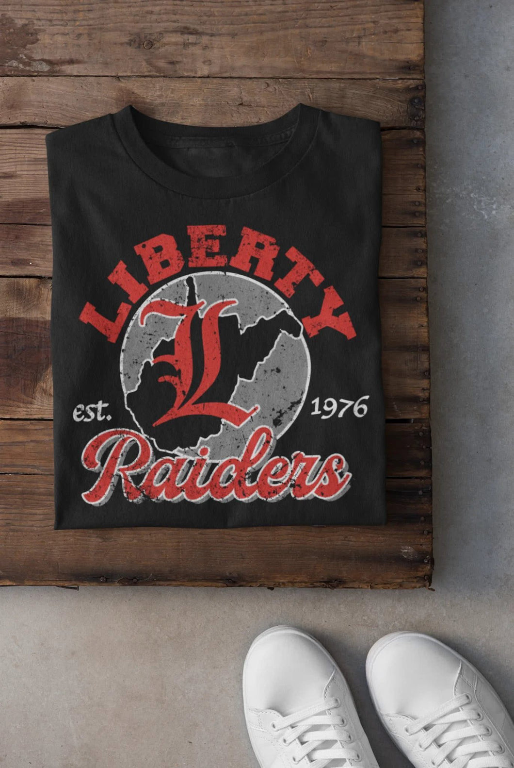 Liberty Raiders Vintage Distressed Tee
