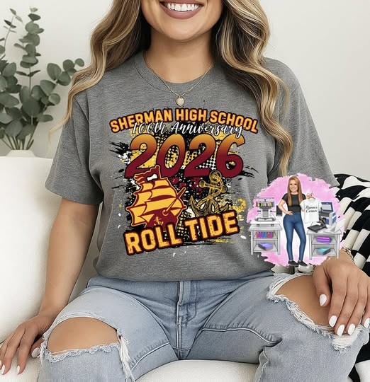 Sherman High School 100th Anniversary Tee