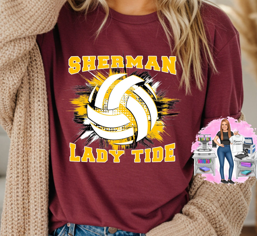 Lady Tide Volleyball Tee